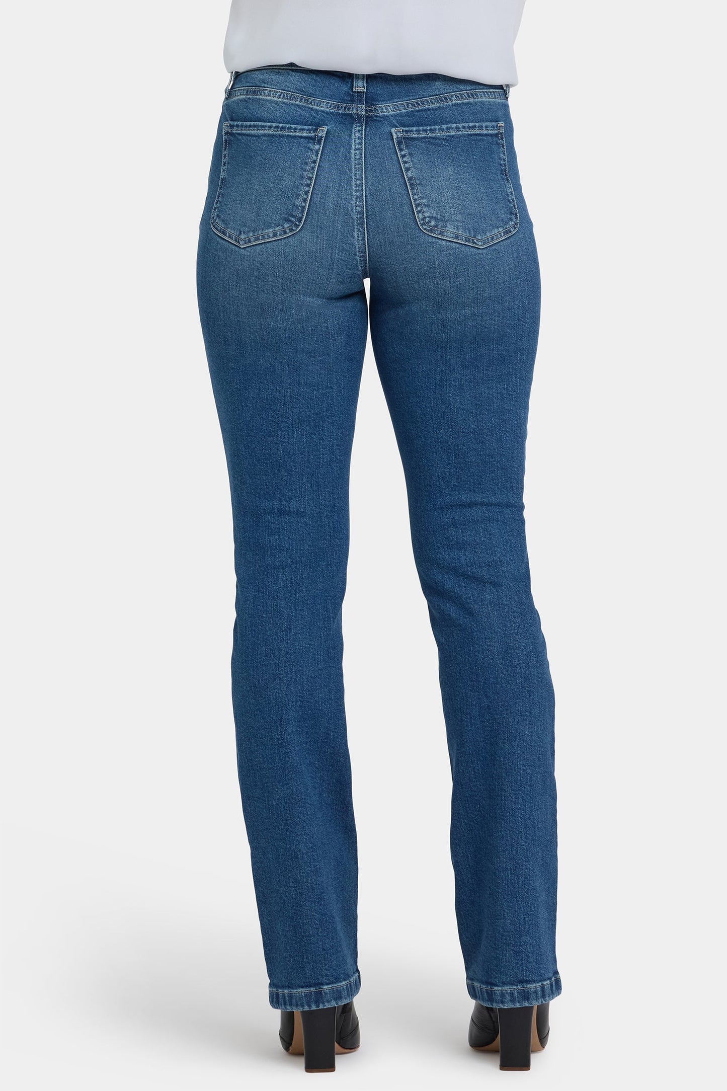 Billie Mini Bootcut Jeans In Petite - Romantic Indigo