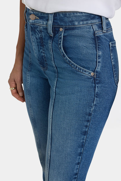 Billie Mini Bootcut Jeans In Petite - Romantic Indigo