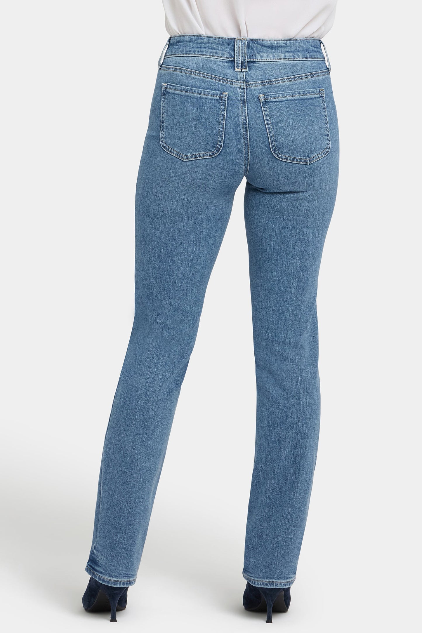 Marilyn Straight Jeans In Petite - Bastille Sea