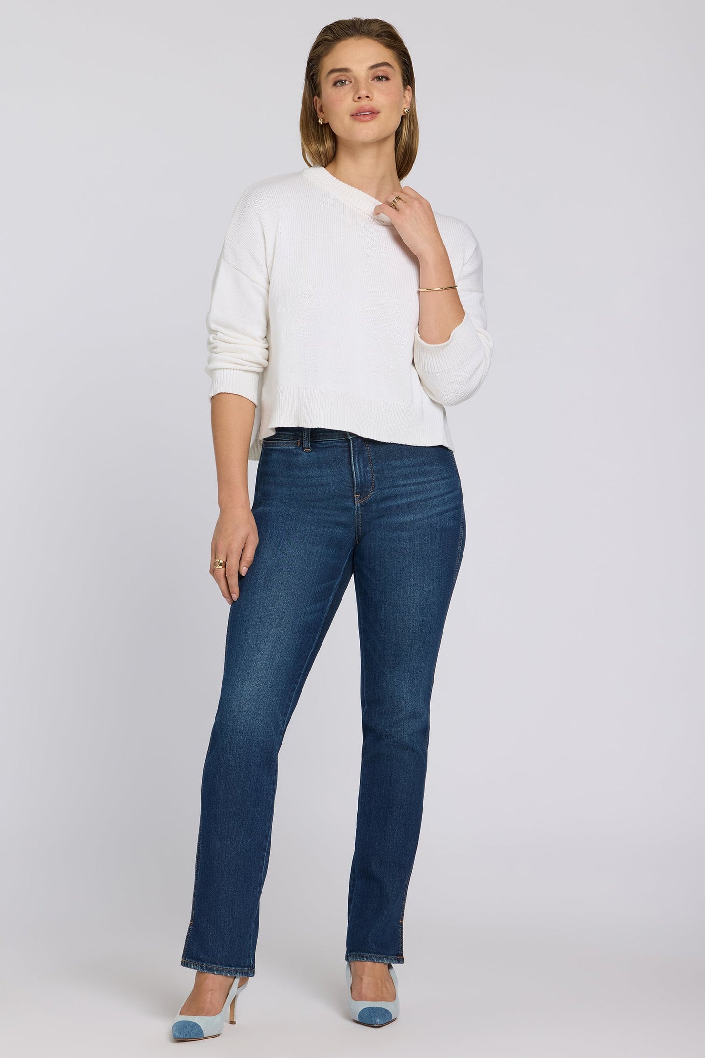 Marilyn Straight Jeans In Petite - Sunset Villa
