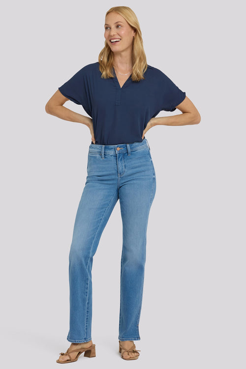 Marilyn Straight Jeans In Petite - Vista Lakes