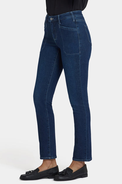 Sheri Slim Jeans In Petite - Ink Skyline