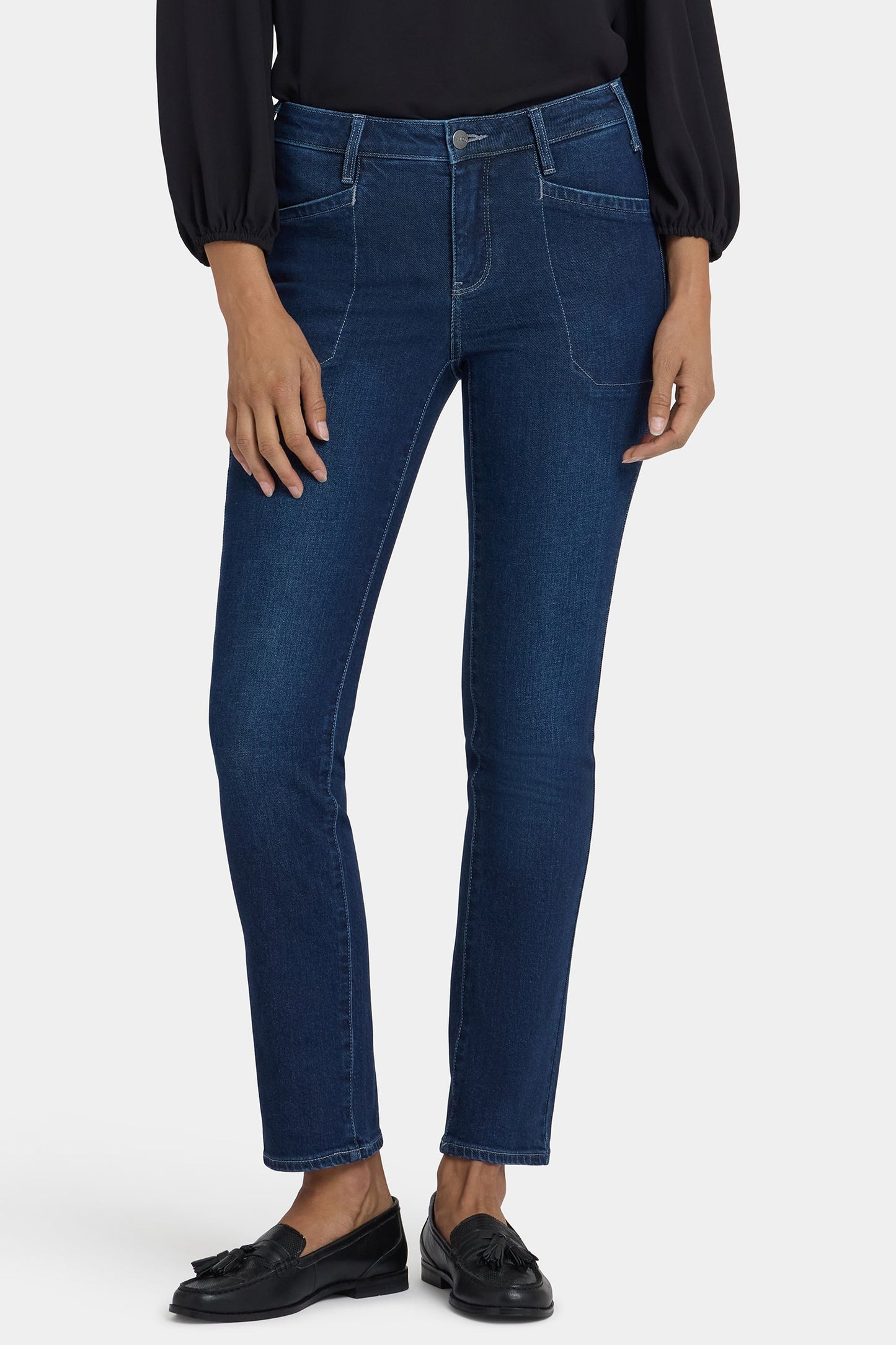 Sheri Slim Jeans In Petite - Ink Skyline