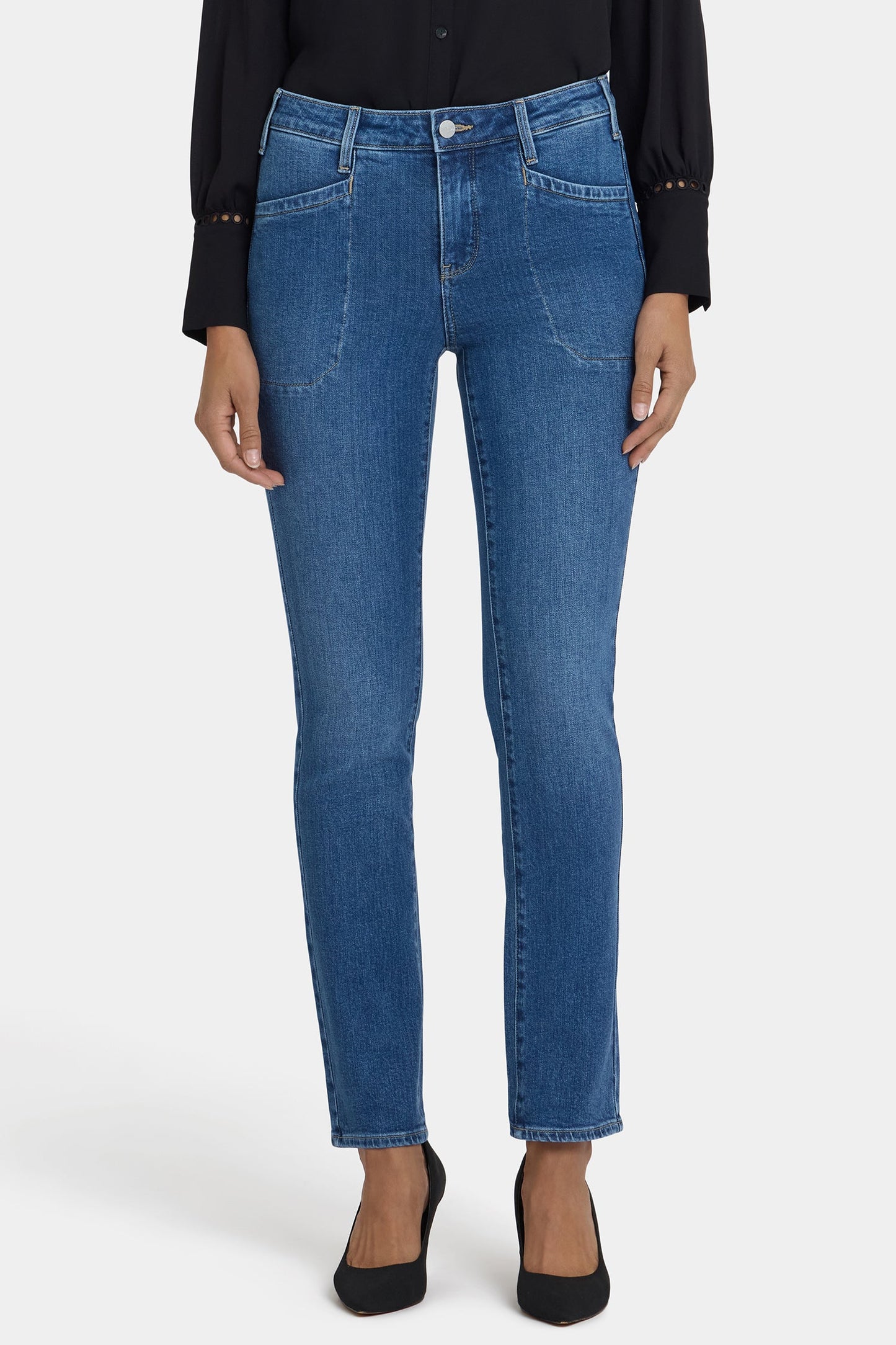 Sheri Slim Jeans In Petite - Opera Blue