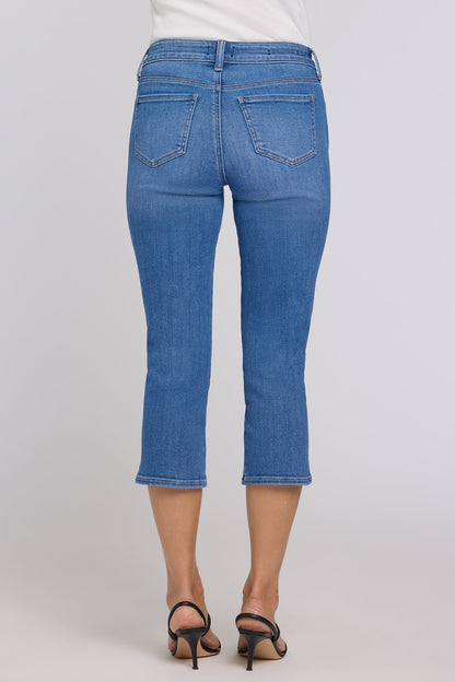 Chloe Capri Jeans In Petite - Blue Paradise