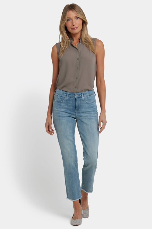 Sheri Slim Ankle Jeans In Petite - Light Paradise