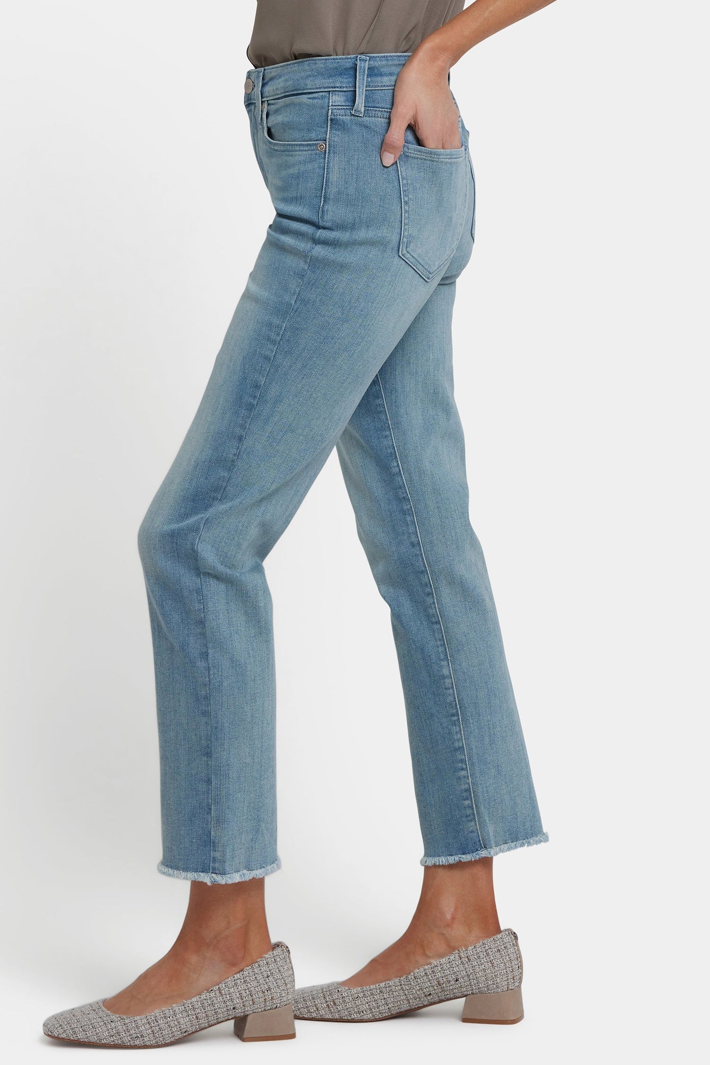 Sheri Slim Ankle Jeans In Petite - Light Paradise