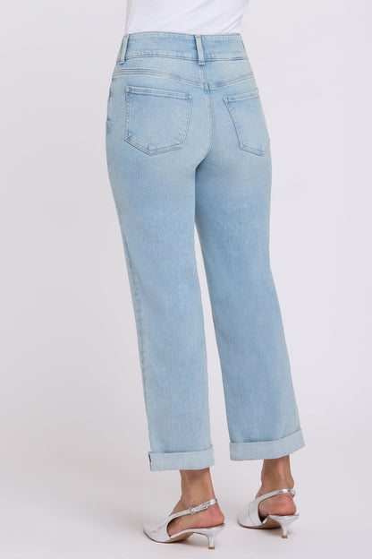 Bailey Relaxed Straight Crop Jeans In Petite - Keys View