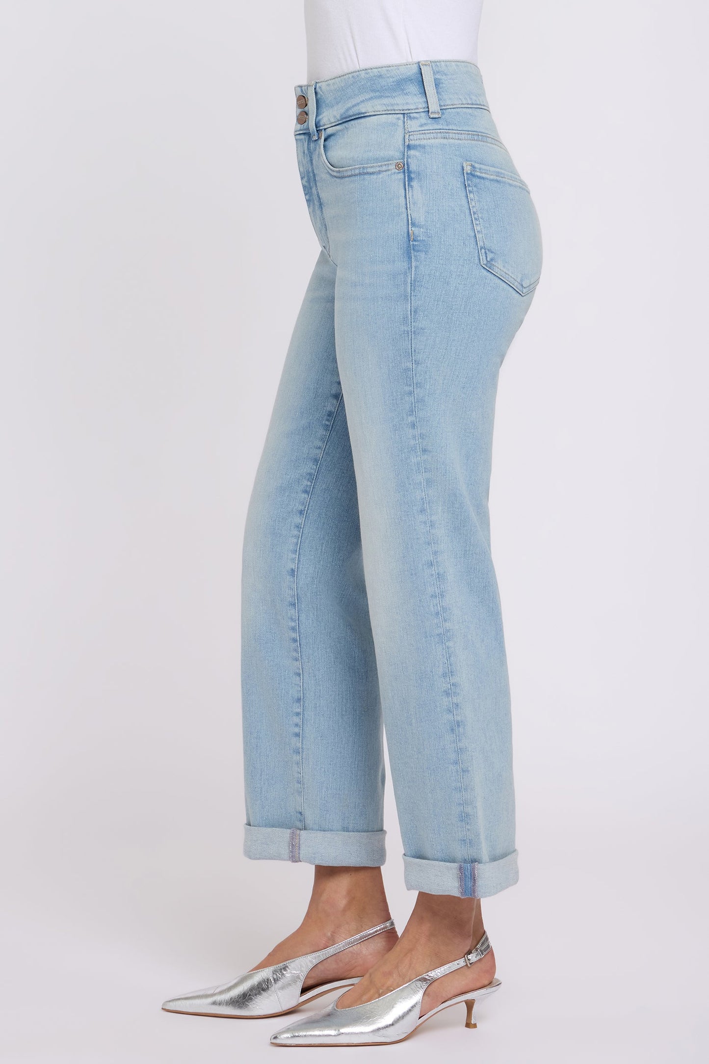 Bailey Relaxed Straight Crop Jeans In Petite - Keys View