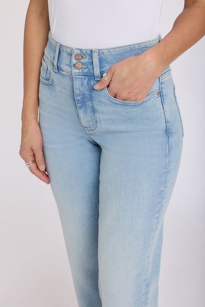 Bailey Relaxed Straight Crop Jeans In Petite - Keys View