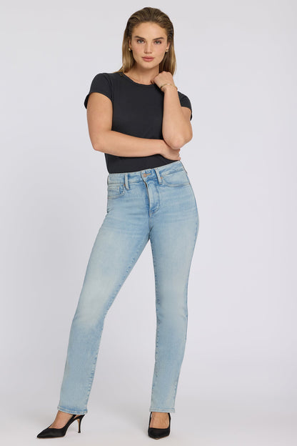 Marilyn Straight Jeans In Petite - Keys View