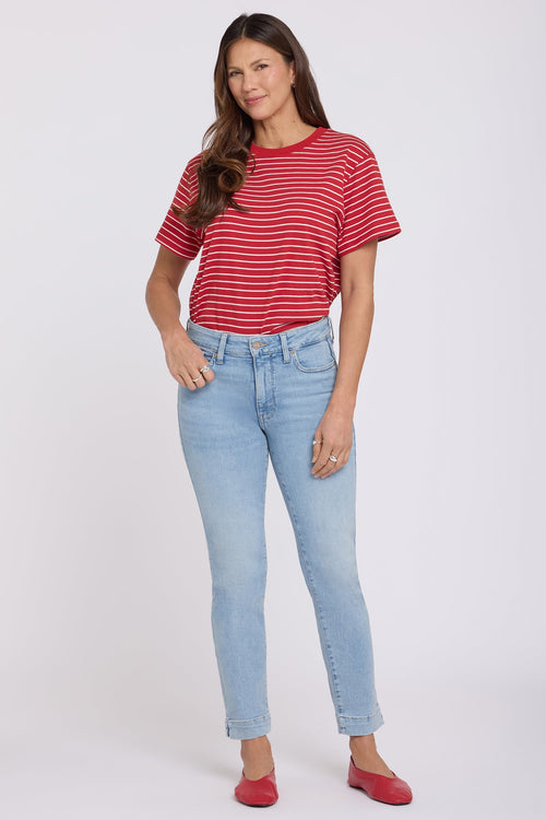 Sheri Slim Straight Ankle Jeans In Petite - Keys View