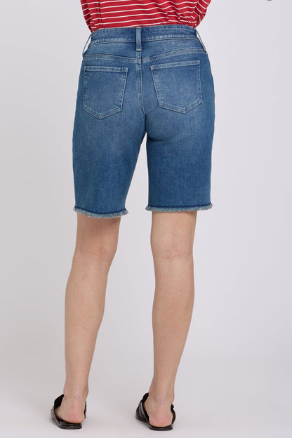 Boyfriend Denim Shorts In Petite - Breezy Palms