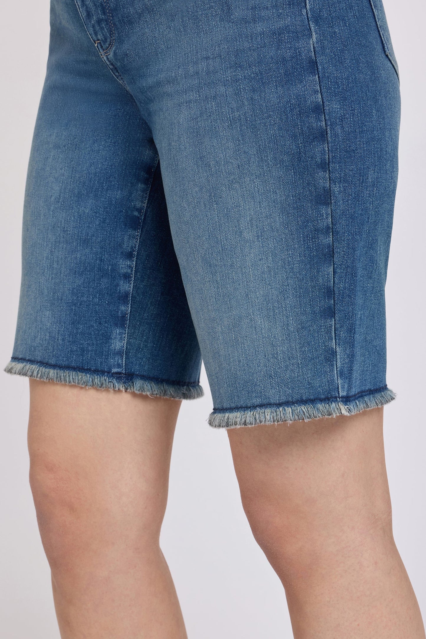Boyfriend Denim Shorts In Petite - Breezy Palms