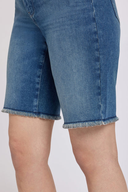 Boyfriend Denim Shorts In Petite - Breezy Palms