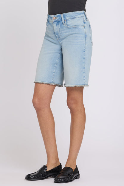 Boyfriend Denim Shorts In Petite - Keys View