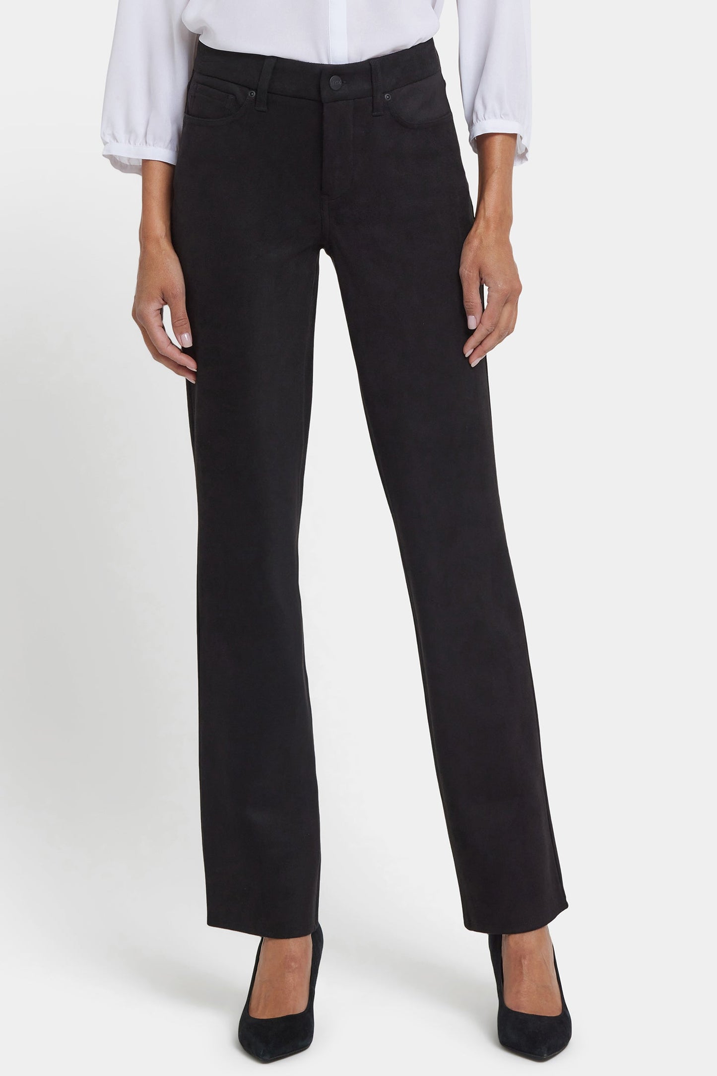 Marilyn Straight Pants In Petite - Black
