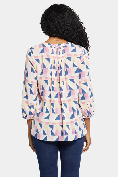 Pintuck Blouse - Marquette