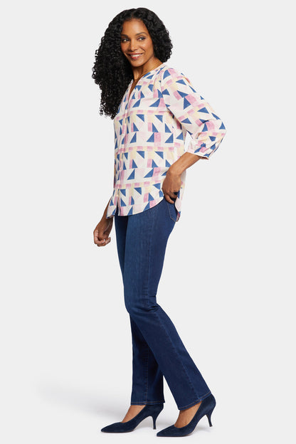 Pintuck Blouse - Marquette