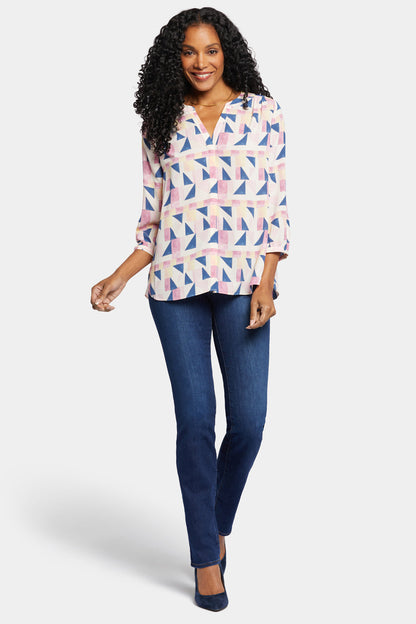 Pintuck Blouse - Marquette