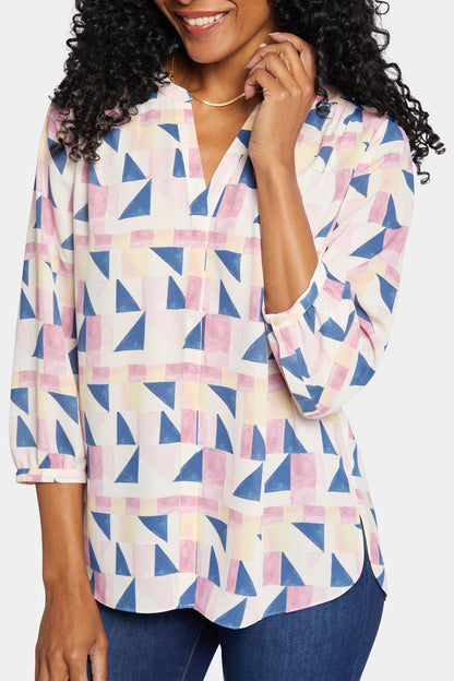 Pintuck Blouse - Marquette