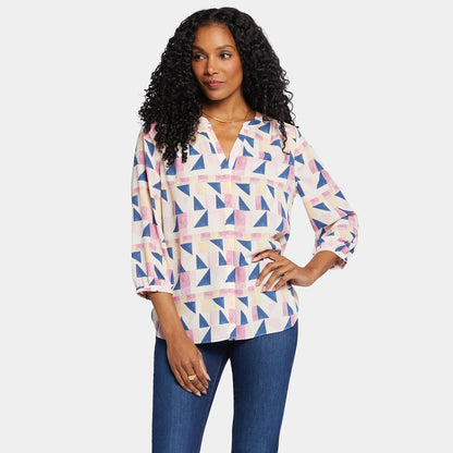 Pintuck Blouse - Marquette