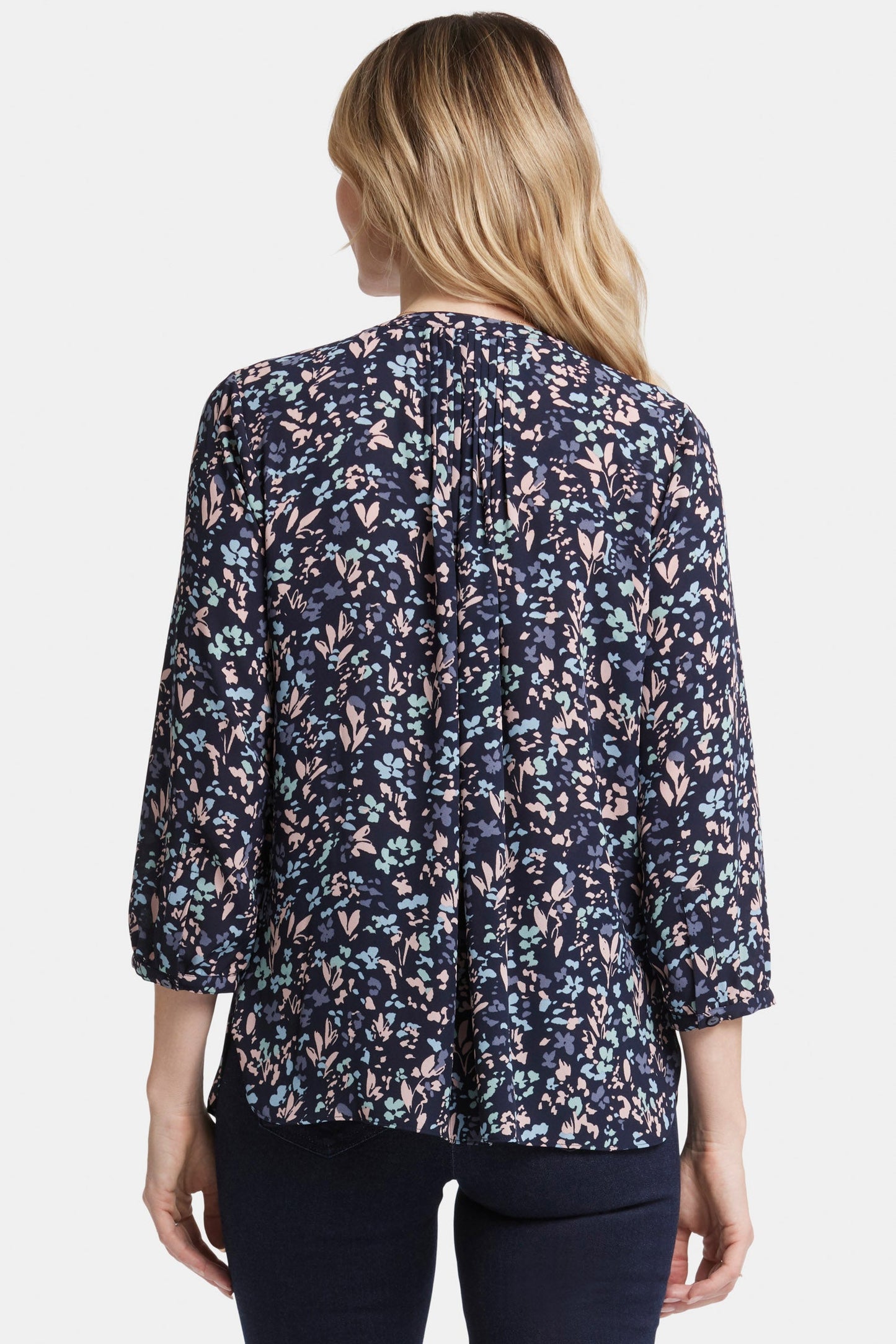 Pintuck Blouse - Bluebonnet Trail