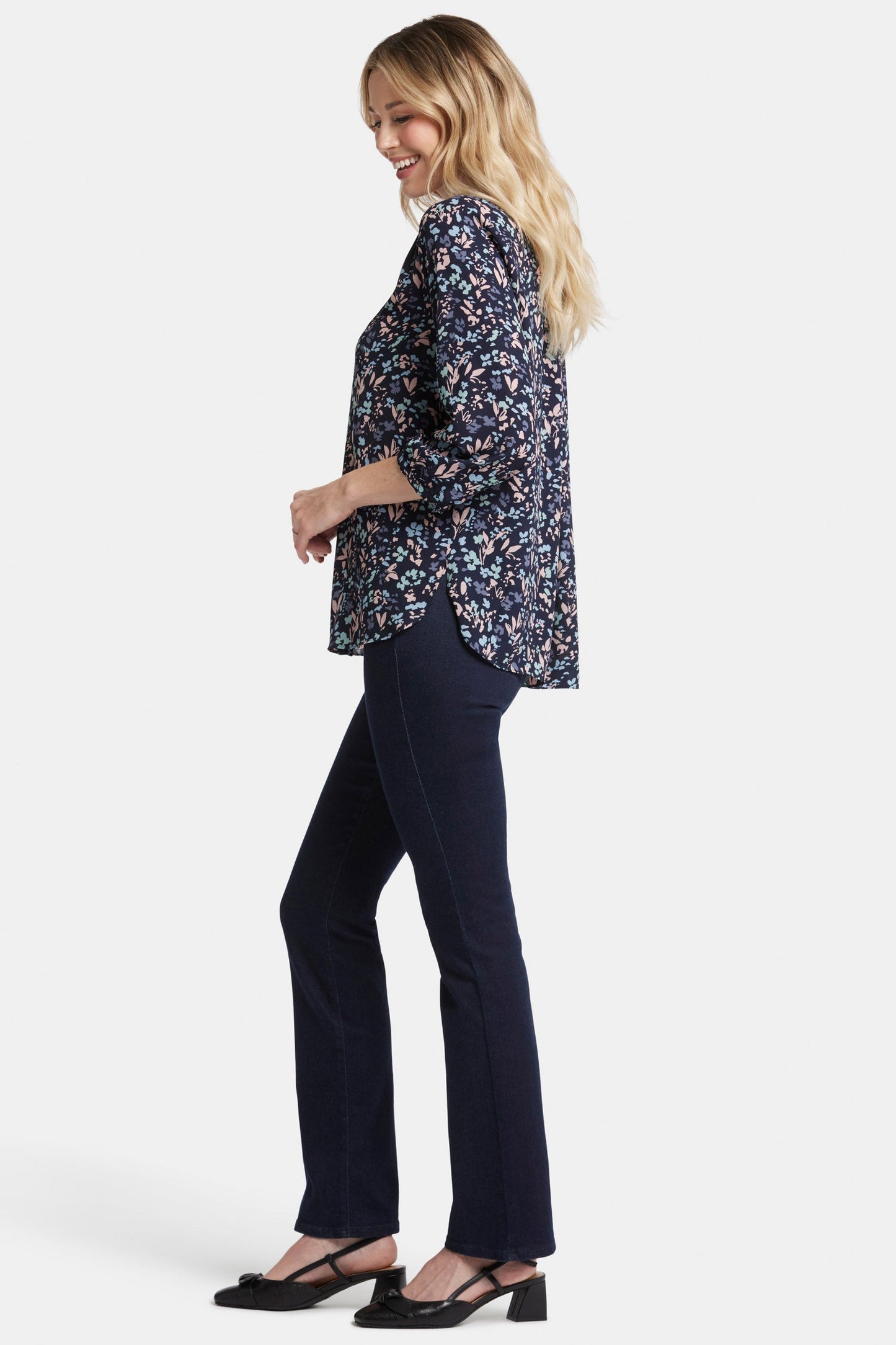 Pintuck Blouse - Bluebonnet Trail