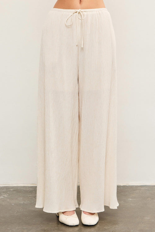 MONICA WIDE-LEG PANTS