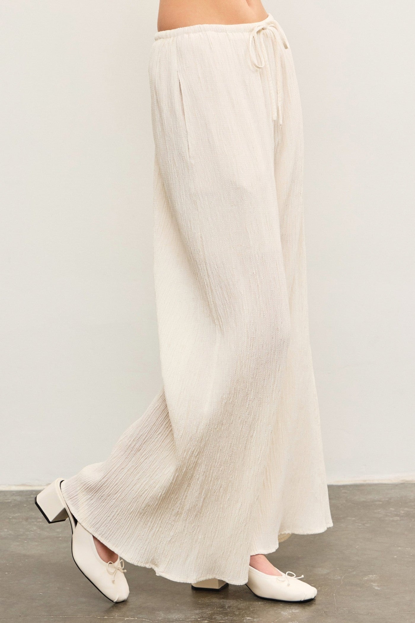 MONICA WIDE-LEG PANTS