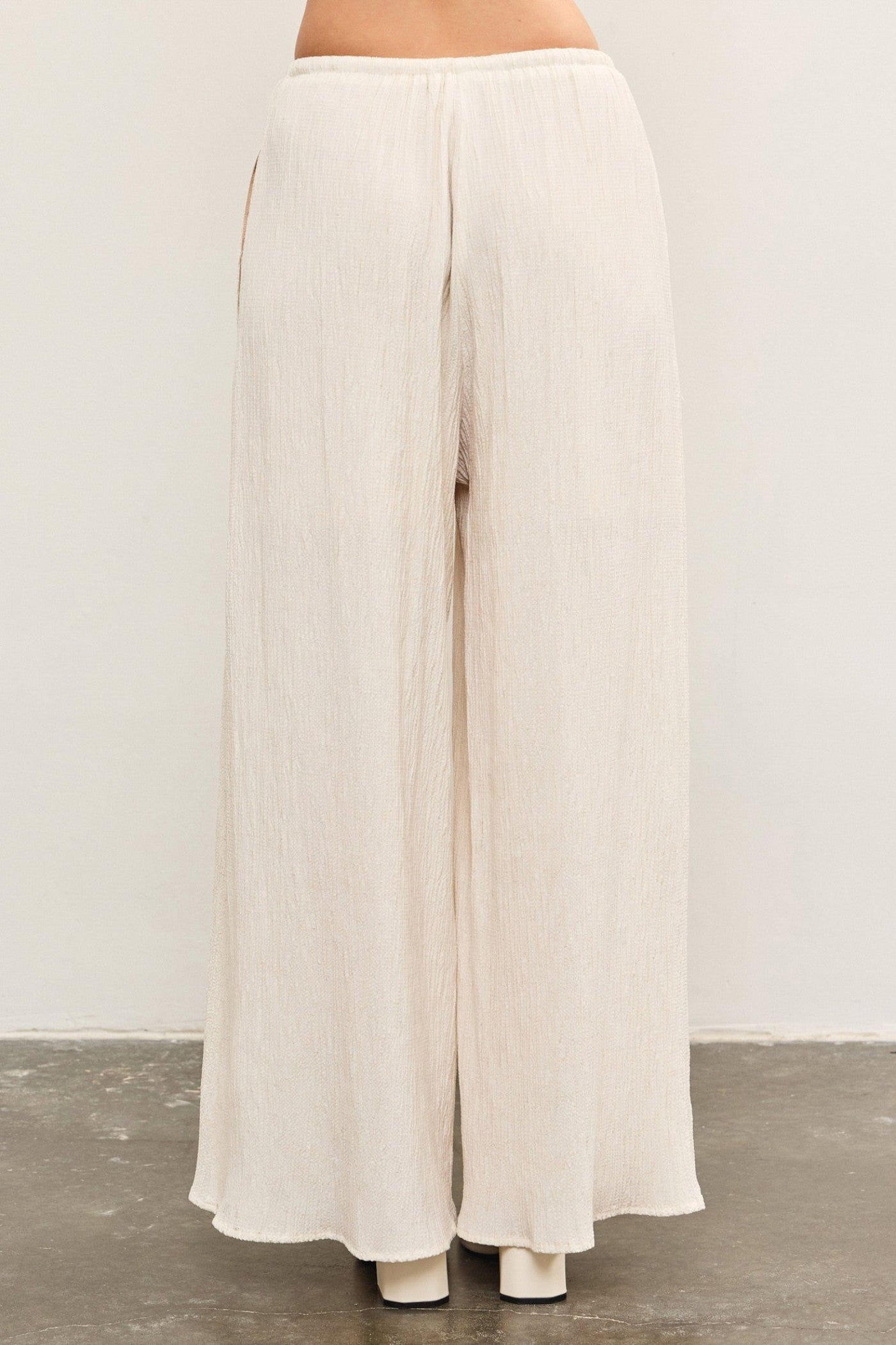 MONICA WIDE-LEG PANTS