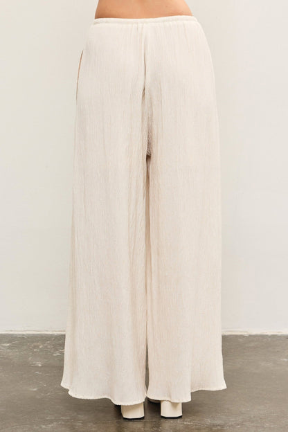 MONICA WIDE-LEG PANTS