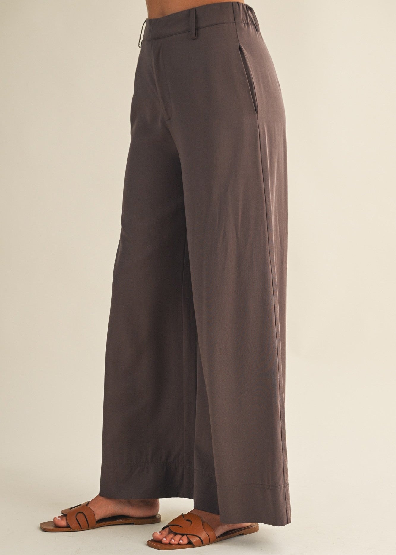 EVELYN WIDE-LEG PANTS