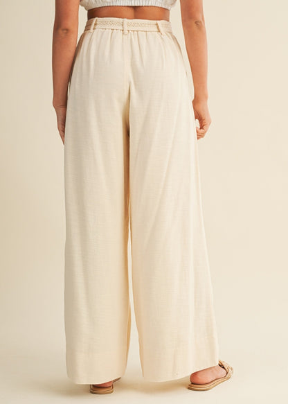 GRACIE PLEATED PALAZZO PANTS