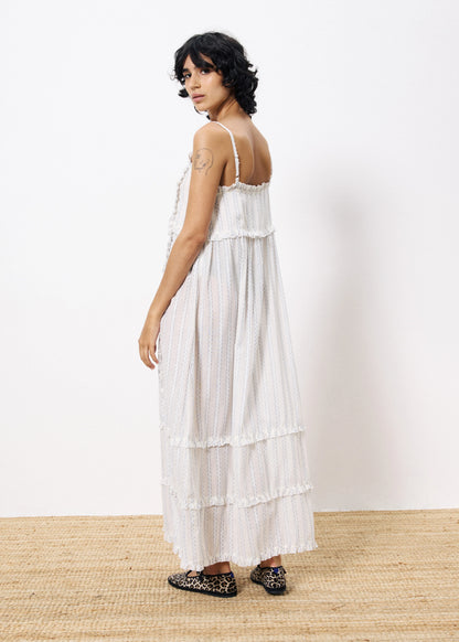 CLIO WHITE MAXI DRESS