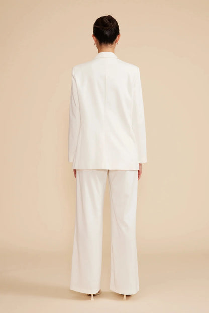TARA WHITE CUPRO BLAZER