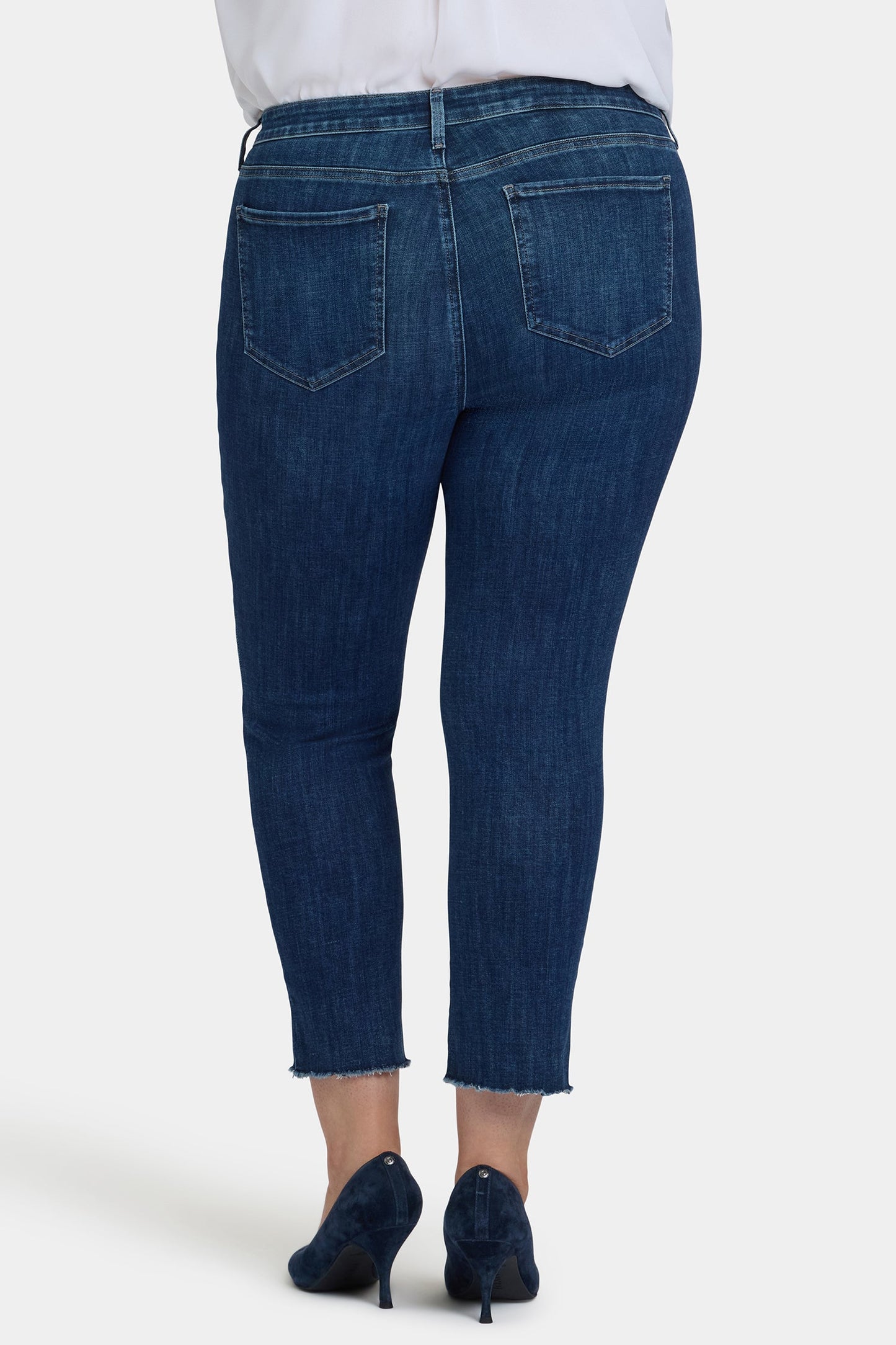 Sheri Slim Ankle Jeans In Plus Size - Louvre Sapphire