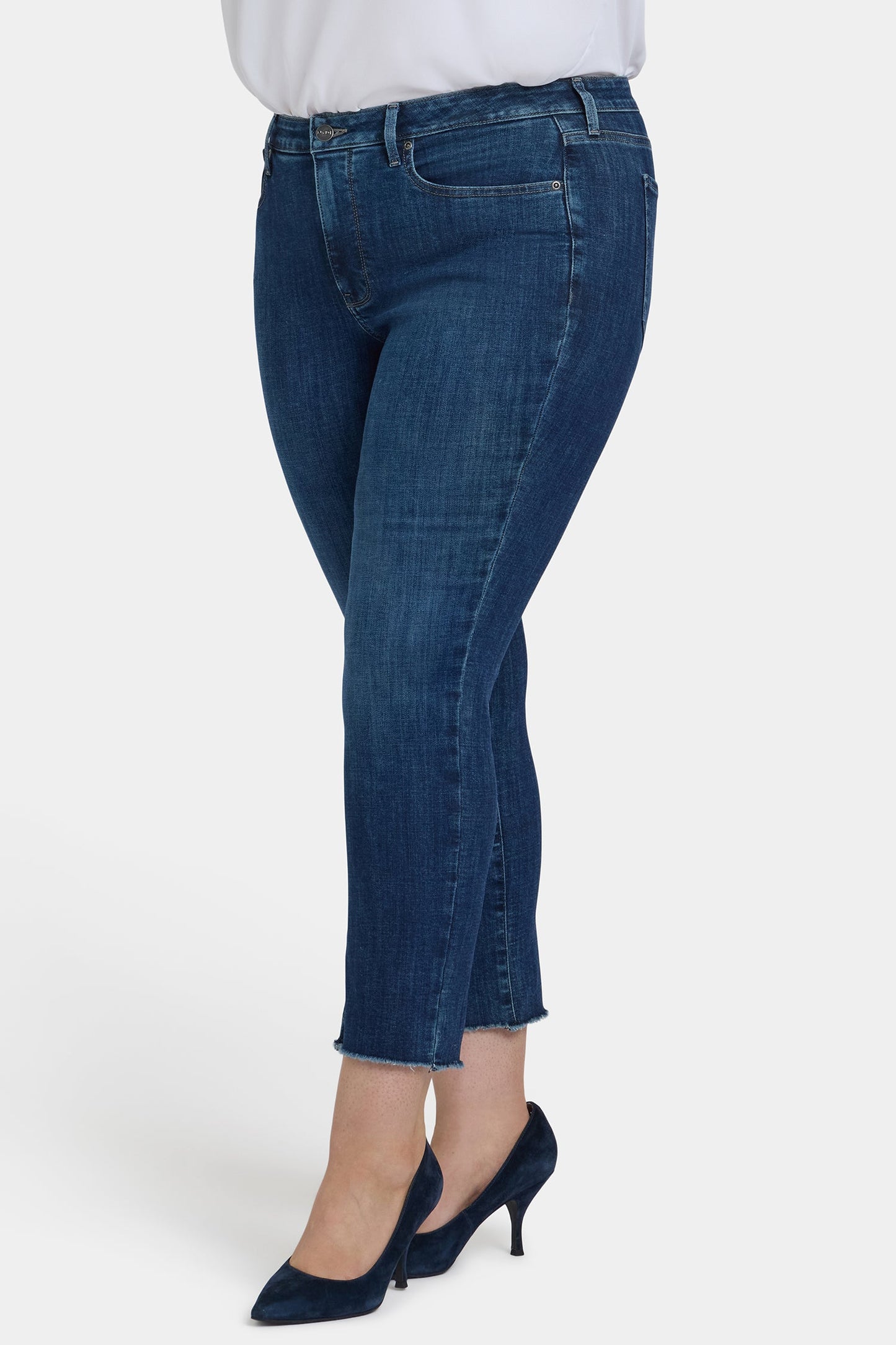 Sheri Slim Ankle Jeans In Plus Size - Louvre Sapphire