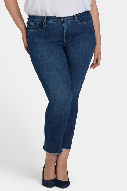 Sheri Slim Ankle Jeans In Plus Size - Louvre Sapphire