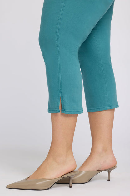 Chloe Capri Jeans In Plus Size - Harbor Blue
