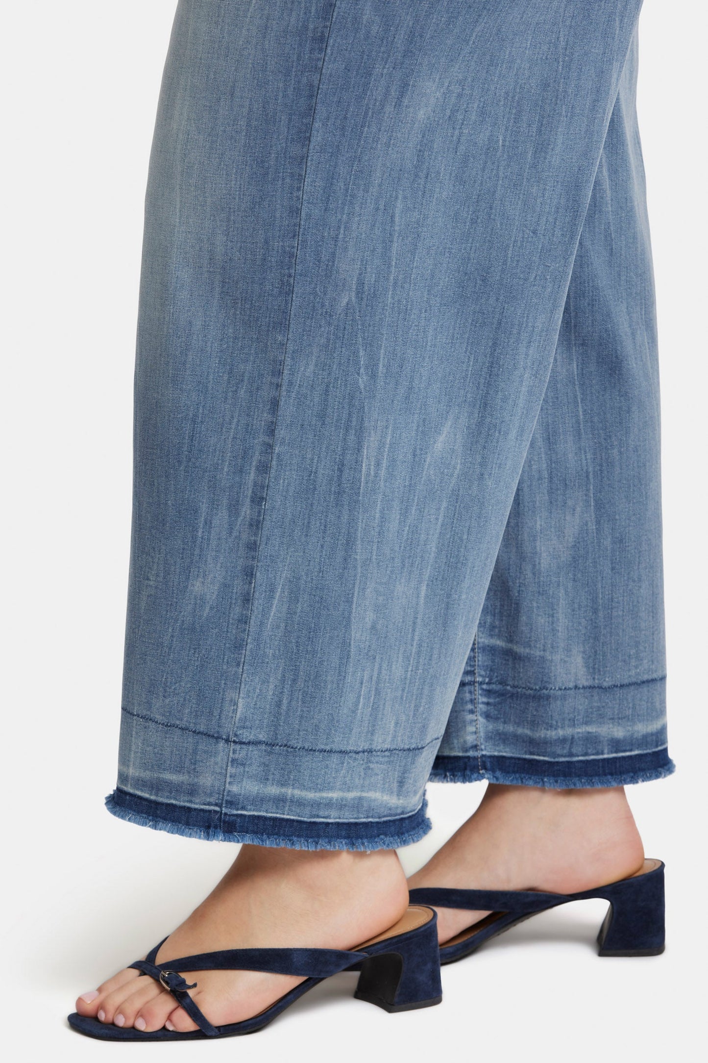 Mona Wide Leg Trouser Ankle Jeans In Plus Size - State