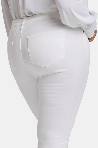 Sheri Slim Ankle Jeans In Plus Size - Optic White