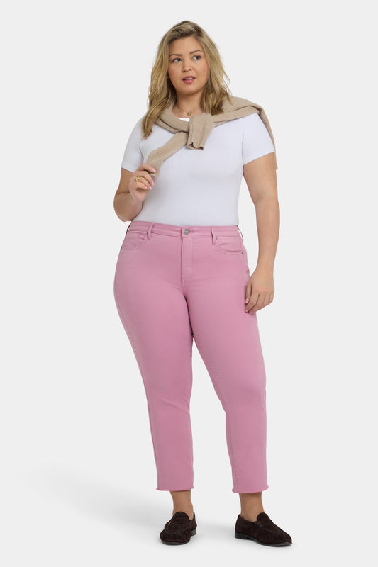 Sheri Slim Ankle Jeans In Plus Size - Ballet