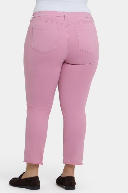Sheri Slim Ankle Jeans In Plus Size - Ballet