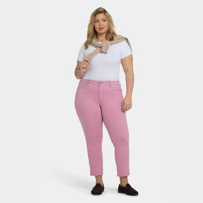 Sheri Slim Ankle Jeans In Plus Size - Ballet