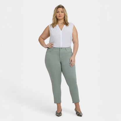 Sheri Slim Ankle Jeans In Plus Size - Mistletoe