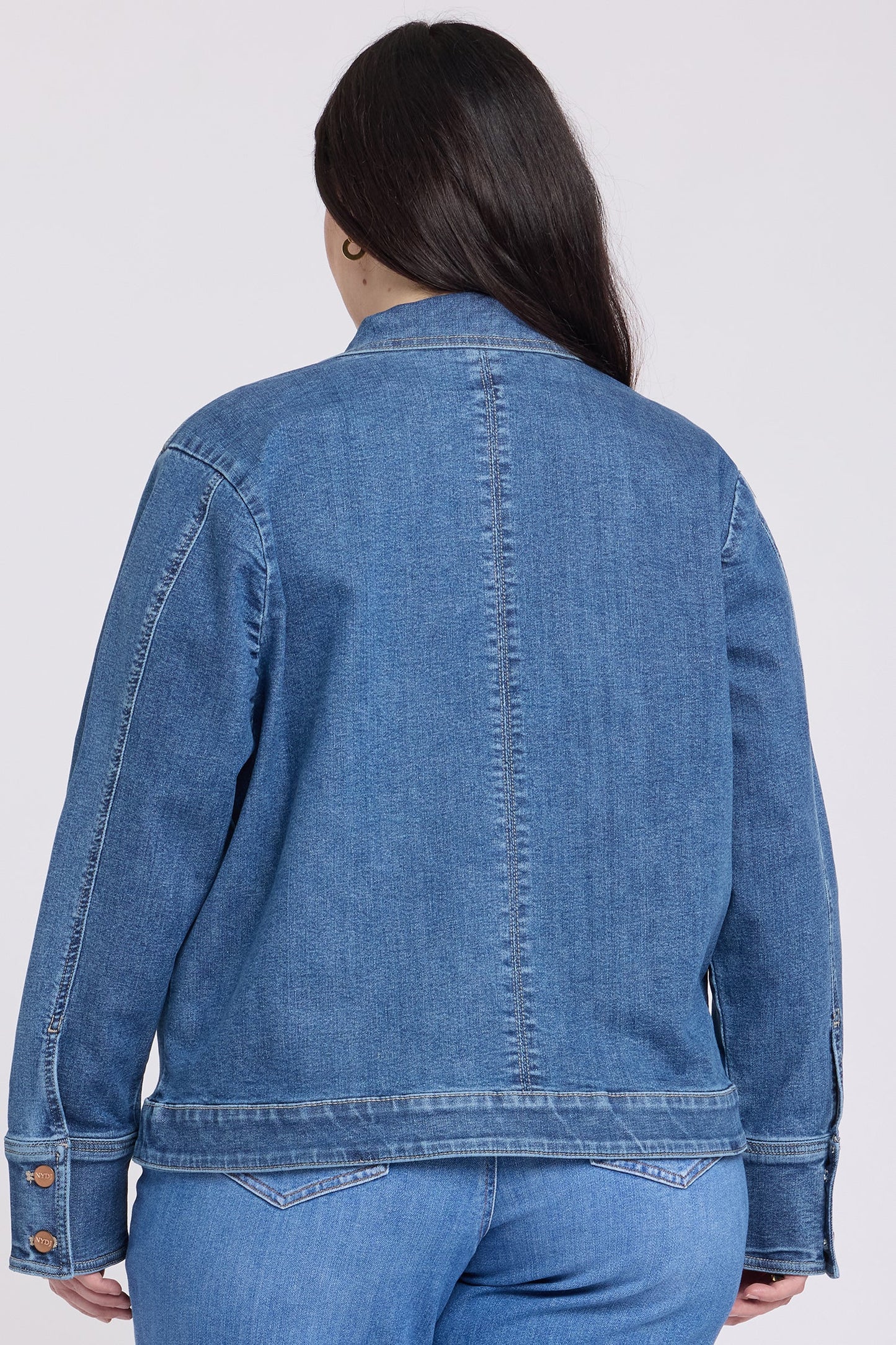 Denim Jacket In Plus Size - Salton