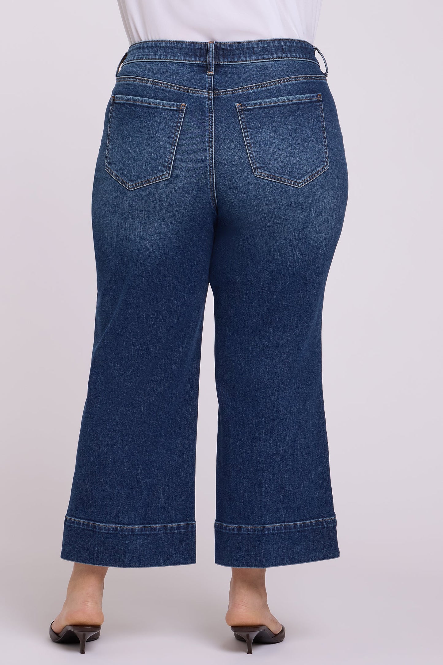 Teresa Wide Leg Ankle Jeans In Plus Size - Sunset Villa