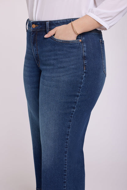 Teresa Wide Leg Ankle Jeans In Plus Size - Sunset Villa