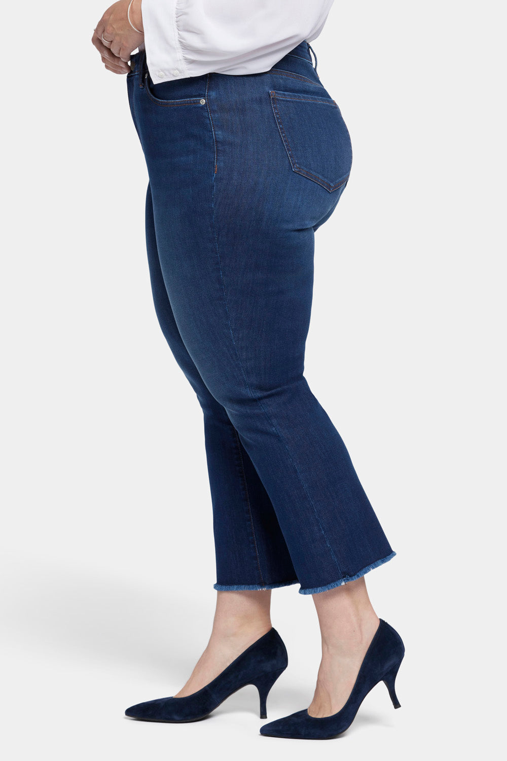 Barbara Bootcut Ankle Jeans In Plus Size - Gold Coast